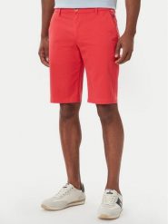 Beverly Hills Polo Club Szorty materiałowe B472456 Czerwony Regular Fit. Czerwone szorty męskie Beverly Hills Polo Club, bez wzorów, z bawełny. Za 172.99 zł.