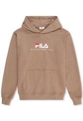 Bluza z kapturem Fila Valsera Regular Logo. Brązowe bluzy damskie Fila, l, bez wzorów, z dresówki, sportowe, bez ramiączek, z kapturem. Za 210.99 zł.