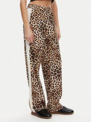 Puma Spodnie dresowe T7 Leo Luxe 632343 Brązowy Straight Fit. Brązowe spodnie dresowe damskie Puma, bez wzorów, z dresówki. Za 189.99 zł.