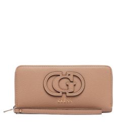 Portfel Guess. Brązowe portfele damskie Guess. Za 294.99 zł.