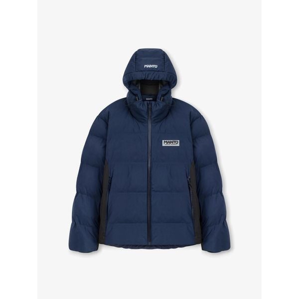 MANTO kurtka DEFEND granatowa. Niebieskie kurtki męskie Manto, bez wzorów, z poliesteru, sportowe, bez kaptura. Za 429.00 zł.