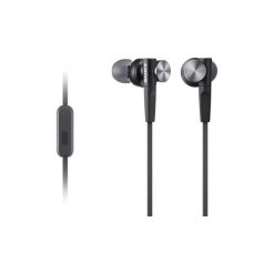 Słuchawki dokanałowe SONY MDRXB50APB.CE7 z mikrofonem Czarny. Czarne słuchawki dokanałowe SONY. Za 119.00 zł.