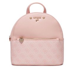 Plecak Guess. Czerwone plecaki damskie Guess, z aplikacjami. Za 289.99 zł.