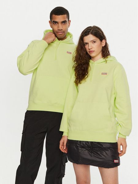 Hunter Bluza HARU0008242 Zielony Regular Fit. Zielone bluzy męskie Hunter, l, bez wzorów, z bawełny, bez ramiączek, bez kaptura. Za 199.99 zł.