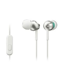 Sony MDR-EX110AP Biała. Białe słuchawki douszne SONY. Za 99.00 zł.