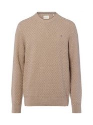 Gant Sweter z dzianiny Kobiety Bawełna brązowy, XL. Brązowe swetry nierozpinane damskie GANT, xl, bez wzorów, z bawełny, eleganckie, bez kołnierzyka, bez ramiączek. Za 479.95 zł.