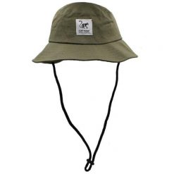 Czapka - 100% bawełny - regulowany ściągacz / dla dorosłych (zielona). Zielone czapki damskie SURF MONKEY, bez wzorów, z bawełny. Za 159.95 zł.