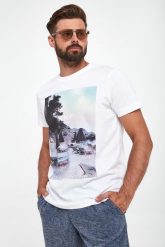 T-shirt męski Dario JOOP! JEANS. T-shirty męskie JOOP! Jeans, m, bez wzorów, z jeansu, bez kołnierzyka, bez ramiączek. W wyprzedaży za 239.25 zł.