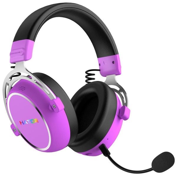 Hator Hypergang 3 Wireless ESH52 Hi-Res ANC fioletowe. Fioletowe słuchawki bezprzewodowe Hator. Za 499.00 zł.