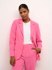 Kaffe Marynarka Sakura 10506684 Różowy Slim Fit. Czerwone marynarki i żakiety damskie Kaffe, bez wzorów, z syntetyku, bez kołnierzyka, bez ramiączek. Za 419.99 zł.
