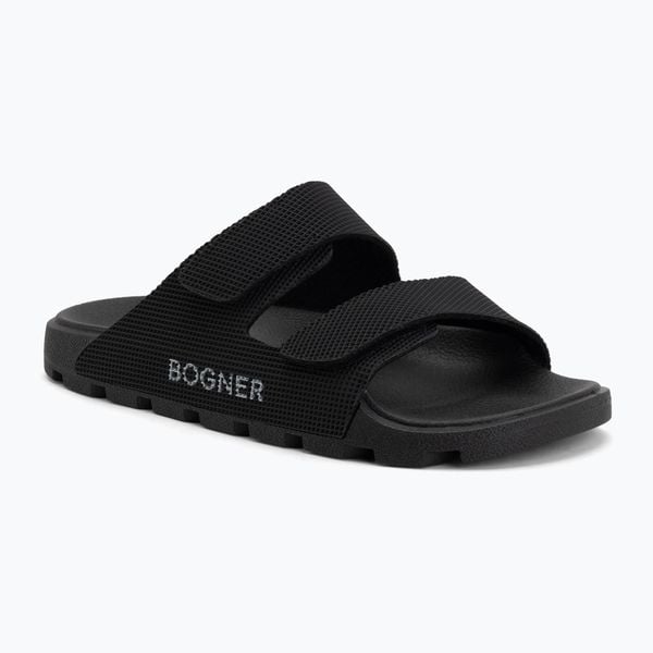 Klapki męskie BOGNER Biarritz 3. Czarne klapki męskie Bogner, bez wzorów, z gumy, bez zapięcia. Za 569.99 zł.