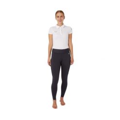 Damskie zimowe legginsy jeździeckie z kieszenią na telefon Horze Active. Niebieskie legginsy damskie HORZE, bez wzorów, z elastanu. Za 248.00 zł.