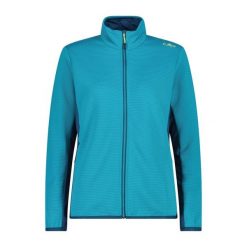 Bluza damska turystyczna CMP 35E6426. Niebieskie bluzy damskie CMP, bez wzorów, z dzianiny, sportowe, bez ramiączek, bez kaptura. Za 337.85 zł.
