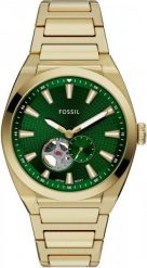 Zegarek Fossil Zegarek Męski Fossil Heritage ME3276 Automatic Gold Green Dial. Zielone zegarki męskie FOSSIL, bez wzorów. Za 777.99 zł.