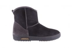 Śniegowce Bayla-112 0575-9015S Szare, Skóra naturalna - 37. Szare śniegowce damskie Bayla, z materiału, bez zapięcia. W wyprzedaży za 134.10 zł.