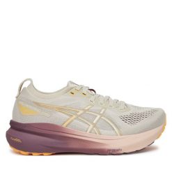 Buty do biegania Asics. Brązowe obuwie sportowe damskie Asics, bez wzorów, bez zapięcia, do biegania, asics gel kayano. Za 749.99 zł.
