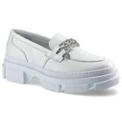 Białe Półbuty Karino Damskie Stylowe Obuwie. Białe półbuty damskie Karino, bez wzorów, ze skóry, eleganckie, bez obcasa, na płaskiej podeszwie, bez zapięcia. Za 255.00 zł.