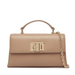 Torebka Furla. Brązowe torebki do ręki damskie Furla, bez wzorów, bez dodatków. Za 1,104.00 zł.