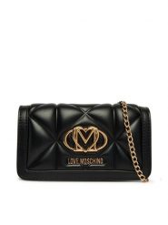 LOVE MOSCHINO Torebka JC5640PP0OLC0000 Czarny. Czarne torebki do ręki damskie Love Moschino, bez wzorów, ze skóry, bez dodatków. Za 512.99 zł.