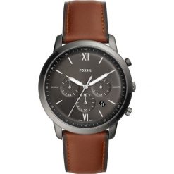 Zegarek FOSSIL - Neutra Chrono FS5512 Brown/Silver. Brązowe zegarki męskie FOSSIL, bez wzorów, z materiału, ze stali. W wyprzedaży za 449.00 zł.