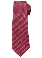 Bordowy Elegancki Krawat -Angelo di Monti- 6 cm, Męski, Drobny Wzór Geometryczny. Czerwone krawaty i muchy Angelo di Monti, bez wzorów, eleganckie. Za 45.00 zł.