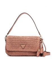 Guess Torebka Ofelia HWWG99 23190 Różowy. Czerwone listonoszki damskie Guess, z aplikacjami, bez dodatków. Za 589.99 zł.