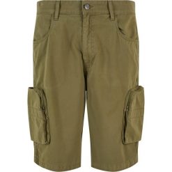 Krótka workowata cargo Urban Classics. Zielone szorty męskie Urban Classics, bez wzorów, z bawełny. Za 198.50 zł.