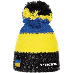 Czapka narciarska dla dorosłych Viking Cornet, z pomponem. Niebieskie czapki damskie Viking, na zimę, bez wzorów. Za 79.90 zł.