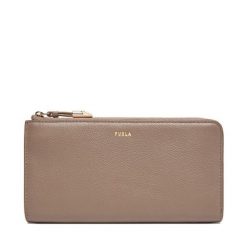 Portfel Furla. Brązowe portfele damskie Furla. Za 609.99 zł.