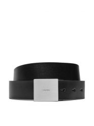 Calvin Klein Pasek Męski Adj Casual Plaque 35mm K50K512660 Czarny. Czarne paski męskie Calvin Klein, ze skóry, casualowe. Za 149.99 zł.