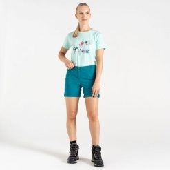 Szorty damskie Melodic. Zielone szorty damskie Dare 2B, bez wzorów, sportowe. W wyprzedaży za 89.99 zł.