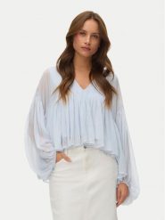 Vero Moda Bluzka Katie 10346404 Błękitny Regular Fit. Niebieskie bluzki damskie Vero Moda, m, bez wzorów, z syntetyku, bez kołnierzyka, bez ramiączek. Za 229.99 zł.