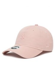 New Era Czapka z daszkiem New York Yankees MLB Mini Washed 9TWENTY 60667469 Różowy. Czerwone czapki damskie New Era, bez wzorów, z bawełny. Za 89.99 zł.