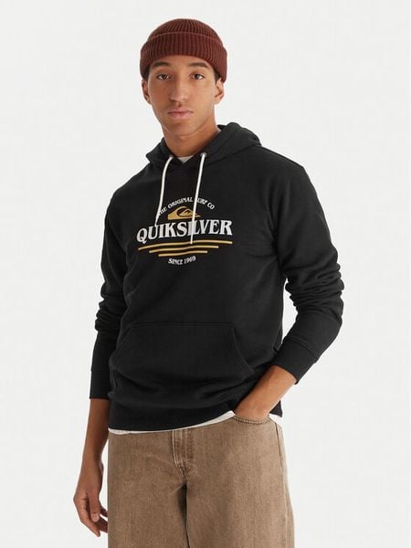 Quiksilver Bluza Screen Fleece Classic EQYFT05137 Czarny Regular Fit. Czarne bluzy męskie Quiksilver, m, bez wzorów, z syntetyku, bez ramiączek, bez kaptura. Za 249.99 zł.
