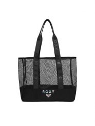 Roxy Torebka CWBEO-ROXY-M-007-09 Czarny. Czarne shopperki damskie Roxy, bez wzorów, z materiału, bez dodatków. Za 99.99 zł.