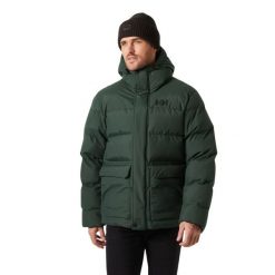 Kurtka puchowa Helly Hansen Nordic. Czarne kurtki męskie Helly Hansen, m, bez wzorów, z puchu, bez kaptura. W wyprzedaży za 1,192.00 zł.