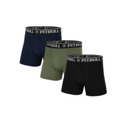 Bokserki męskie Pitbull Fly 3-pak. Bokserki męskie PITBULL, bez wzorów. Za 109.00 zł.