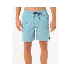 Spodenki surfingowe męskie Rip Curl Hula Breach Volley Niebieski. Niebieskie szorty męskie Rip Curl, bez wzorów, sportowe. Za 119.00 zł.