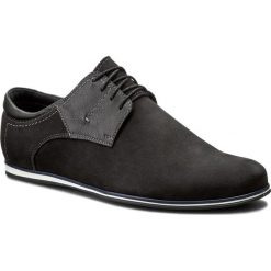 Półbuty LASOCKI FOR MEN 9005. Czarne półbuty męskie Lasocki For Men, bez wzorów, z nubiku, bez obcasa, bez zapięcia. Za 199.99 zł.