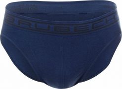Brubeck BE00290A Slipy męskie COMFORT COTTON niebieskie indygo S. Niebieskie slipki męskie Brubeck, m, bez wzorów. Za 57.98 zł.