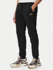 KARL LAGERFELD Spodnie dresowe 705782 563917 Czarny Regular Fit. Czarne spodnie sportowe męskie KARL LAGERFELD, m, bez wzorów, z bawełny. Za 439.99 zł.