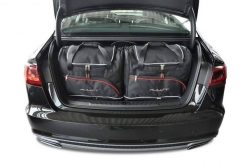 Torby Do Bagażnika Audi A6 Limousine 2011-2017 5Szt Kjust. Czarne torby podróżne damskie KJUST, bez wzorów, z kauczuku. Za 1,617.00 zł.
