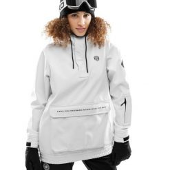 Damska kurtka snowboardowa Sporty zimowe SIROKO W3-W Antarctica. Białe kurtki sportowe damskie SIROKO, na zimę, bez wzorów, z softshellu, bez ramiączek, bez kaptura, narciarskie. Za 844.00 zł.