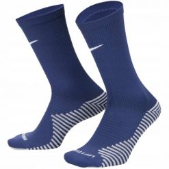 Skarpety Piłkarskie Unisex Dla Dorosłych Strike DriFIT. Niebieskie skarpetki damskie Nike, bez wzorów. Za 72.99 zł.