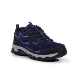 Buty trekkingowe damskie Regatta Tebay Low. Niebieskie obuwie trekkingowe damskie Regatta, bez zapięcia. Za 414.70 zł.