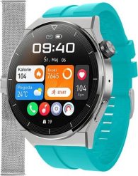 Smartwatch Enter SAT.111.5316.1411-SET Niebieski. Niebieskie zegarki smartwatch Enter, bez wzorów. Za 299.00 zł.