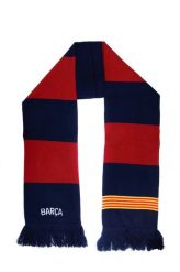 FC Barcelona szalik kibica dwustronny double vertical scarf wielokolorowy. Szaliki damskie FC BARCELONA, bez wzorów, z elastanu. Za 129.00 zł.