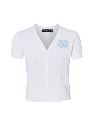 Lauren Ralph Lauren Kardigan Kobiety Bawełna biały, XL. Białe kardigany damskie Lauren Ralph Lauren, xl, bez wzorów, z bawełny, bez kołnierzyka. Za 769.95 zł.