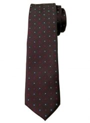 Brązowy Elegancki Krawat -Angelo di Monti- 6 cm, Męski, w Drobny Wzór Geometryczny. Brązowe krawaty i muchy Angelo di Monti, bez wzorów, eleganckie. Za 45.00 zł.