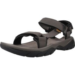 Sandały TEVA M TERRA FI 5 UNI Szary. Szare sandały męskie Teva, bez wzorów, z materiału, eleganckie, bez zapięcia. Za 420.99 zł.